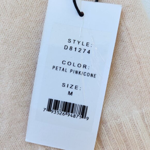 Duffy Cashmere Boxy Sweater Pink Orange Sleeveless Soft Feminine Pastel Cute - Picture 9 of 11